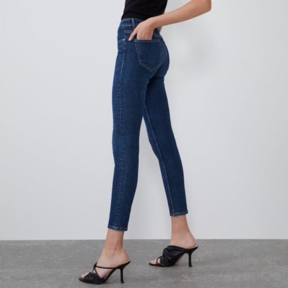 Zara Denim - Zara Women's Dark Wash Denim Trafaluc Collection Size 4
